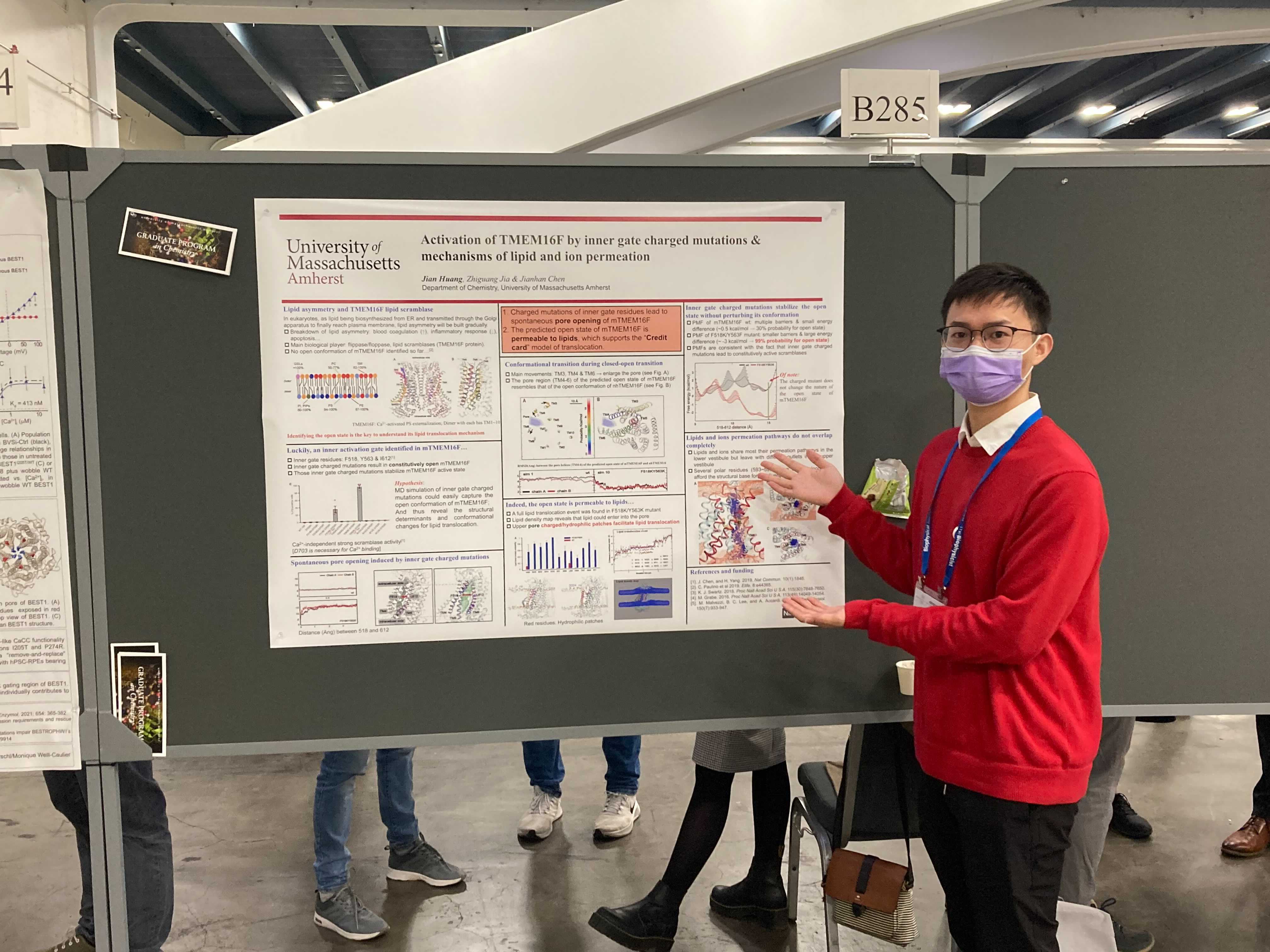 Presenting in Poster Section of 2022 BPS Annual Meeting Jian Huang